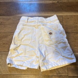 Dickies Cream Cargo Shorts